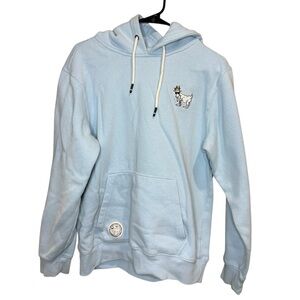 GOAT Baby Blue Hoodie Men’s Size Medium